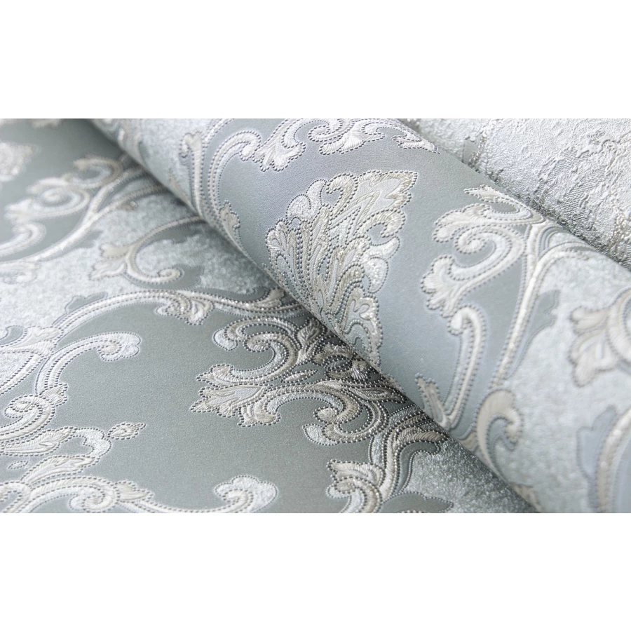 Обои флизелиновые Аспект Флоренция голубой серый 70386-72 1,06х10,05 м