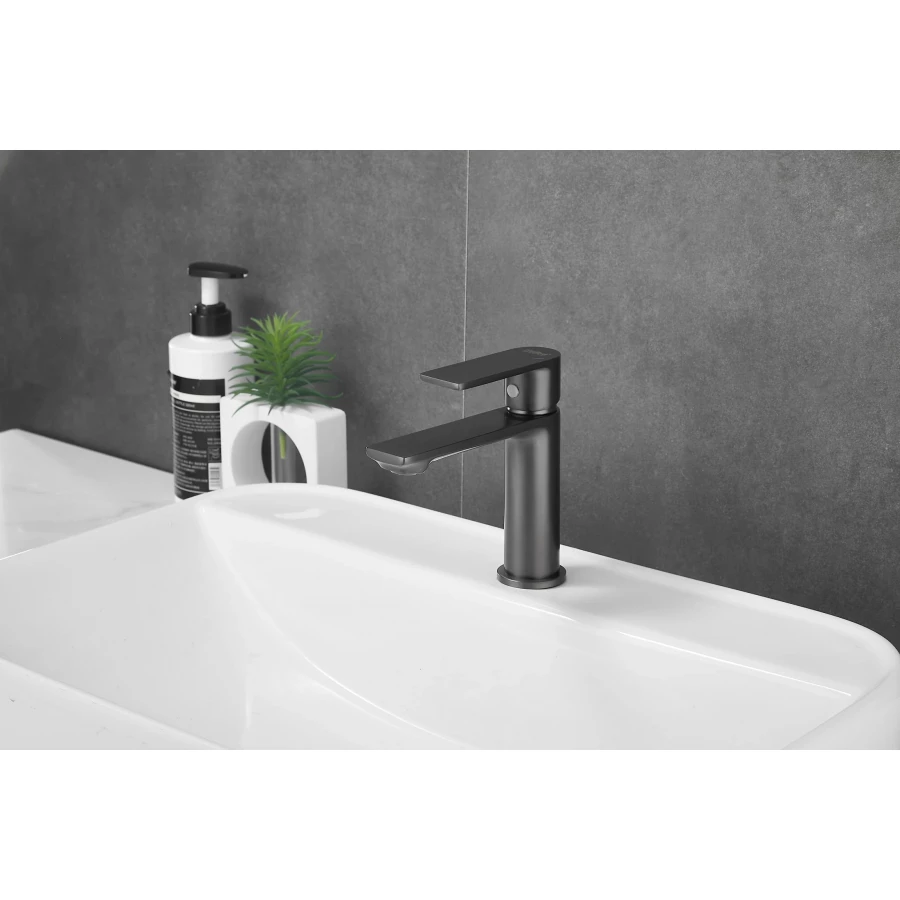 Смеситель для раковины Haiba оружейная сталь HB10639-3