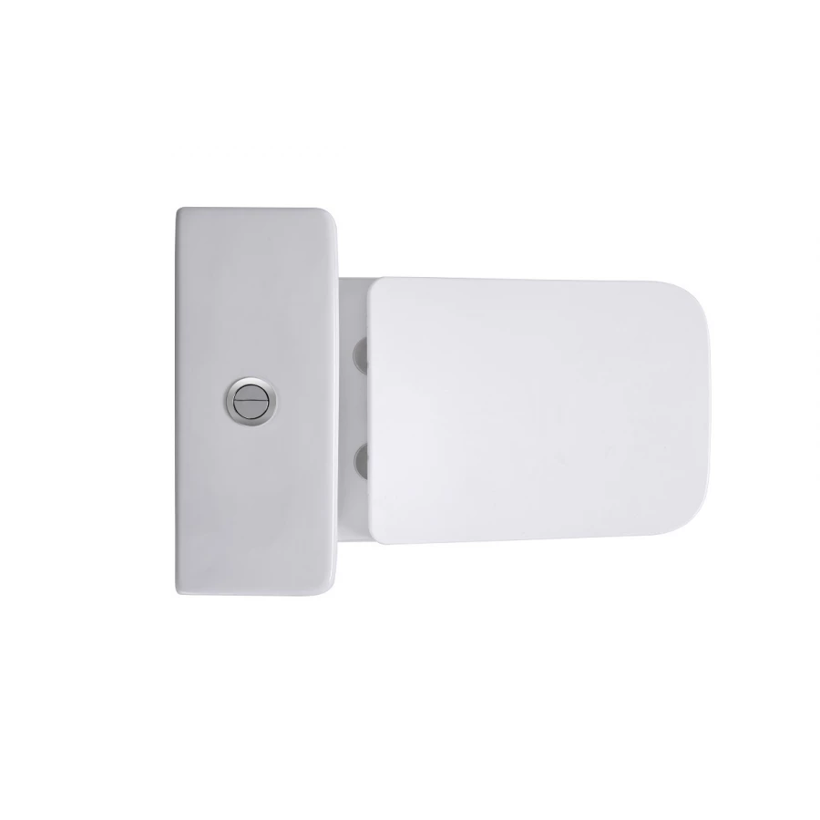 Унитаз напольный безободковый с бачком Aquatek Амадео тонкое сиденье с механизмом плавного закрывания крепеж AQ2914-00 63,5х38,5х82 см