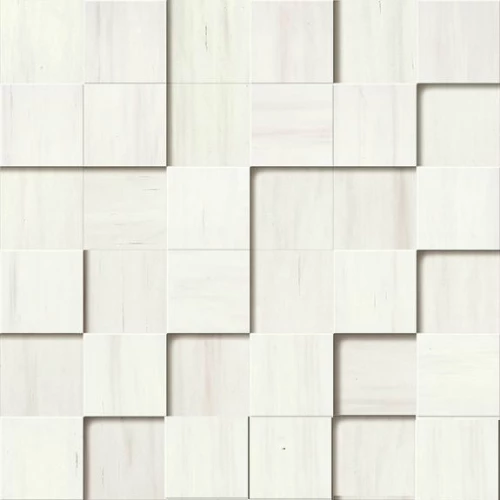 Керамогранит Marmocer Artwall 005 3d5050 Pattern Diana White глянцевый белый 30x30 см