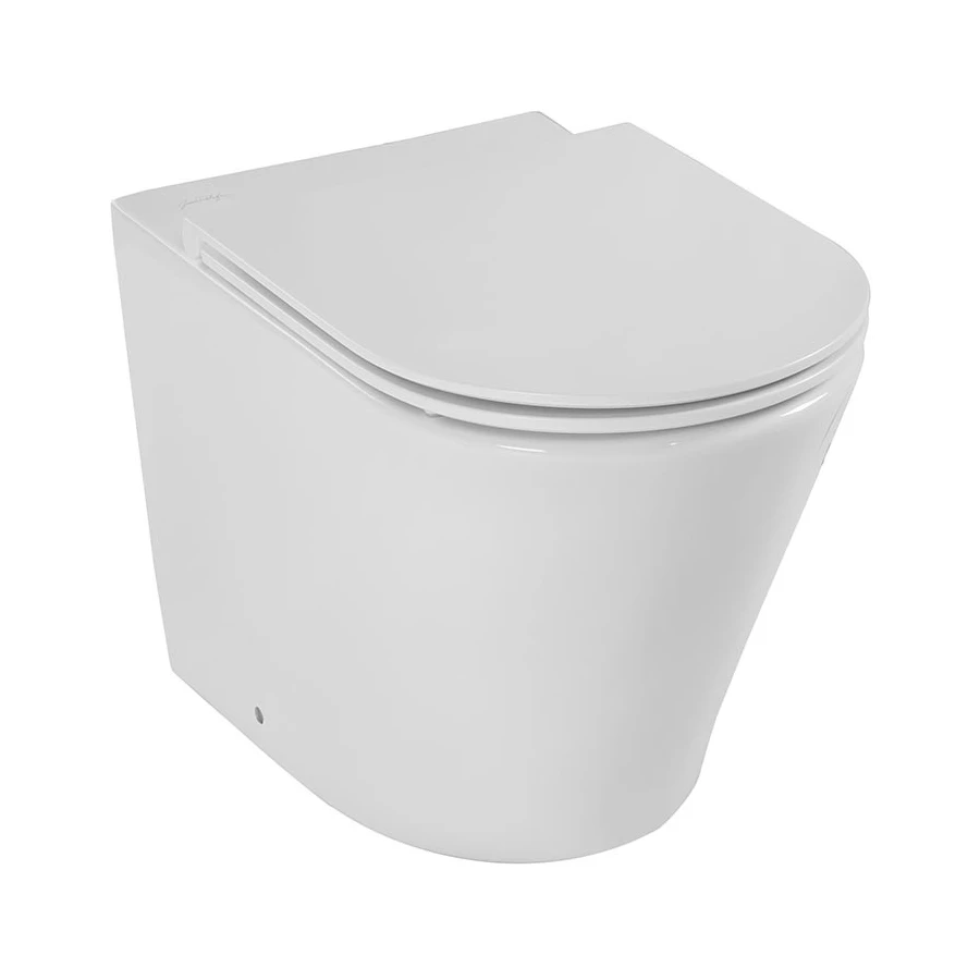 Приставной унитаз со стандартным ободом Jacob Delafon Rodin+ белый DAA102-00