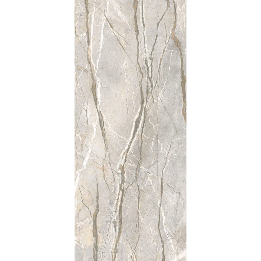 Керамогранит Flaviker Supreme Hedonism Silver Roots Lux 3D R серый 280х120 см