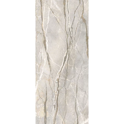 Керамогранит Flaviker Supreme Hedonism Silver Roots Lux 3D R серый 280х120 см