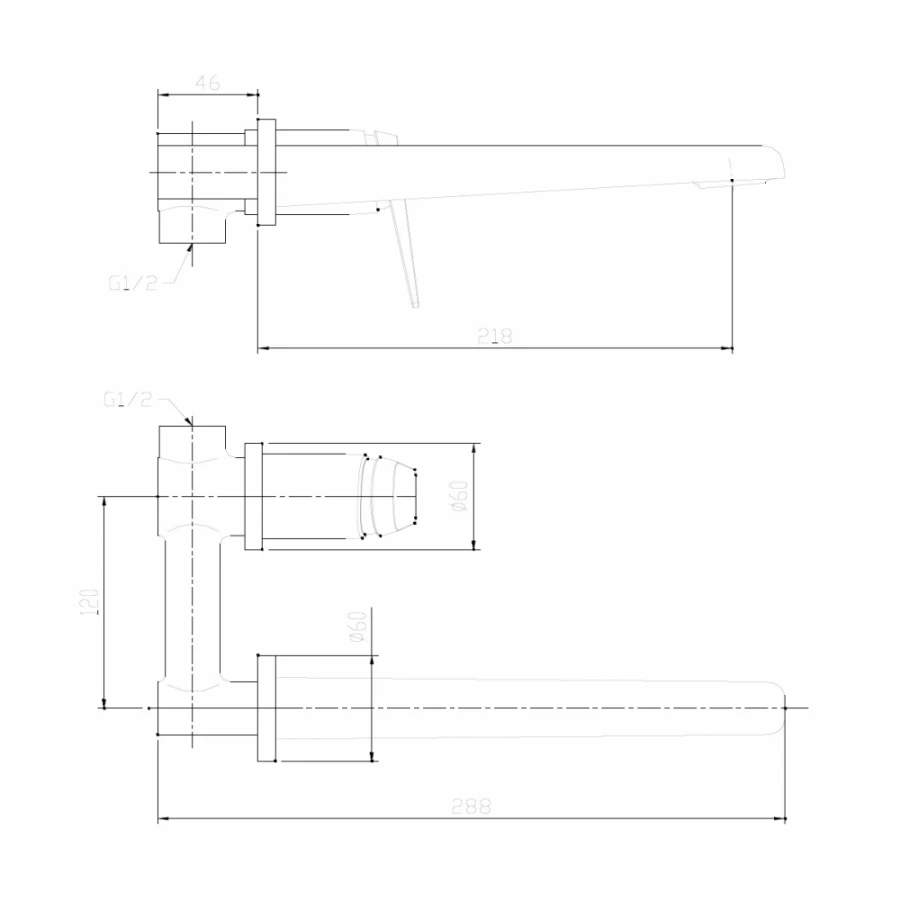 Смеситель Abber Zeitlos для раковины скрытого монтажа белый AF8912W