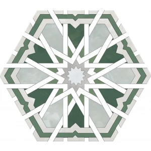 Керамогранит Monopole Radiant Green 24x20 см