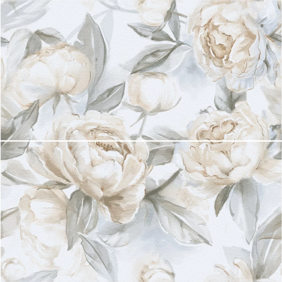 Керамогранит Staro Decors Elite Peonies Decor B Matt Face 2 матовый многоцветный 88429029 120х60 см