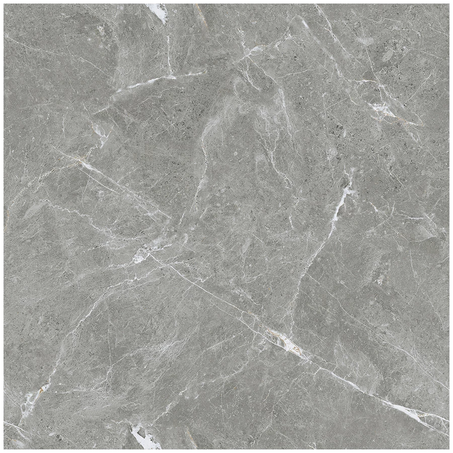 Керамогранит Ceradim Stone Cool Grey серый Полированный 60х60 см