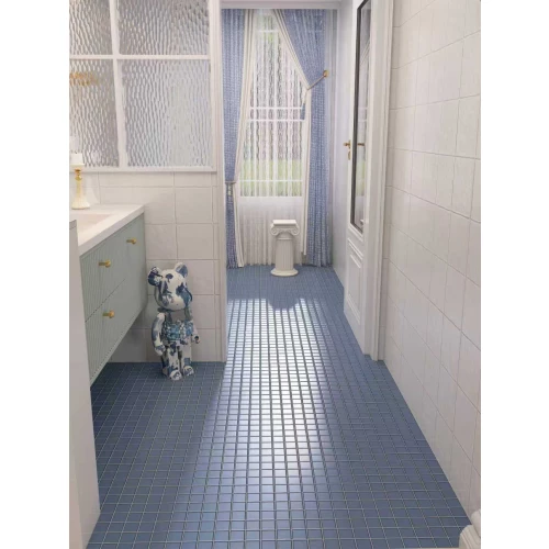 Мозаика Bonaparte Керамогранитная мозаика Arene blue 48х48 матовая синяя 30,6х30,6 см