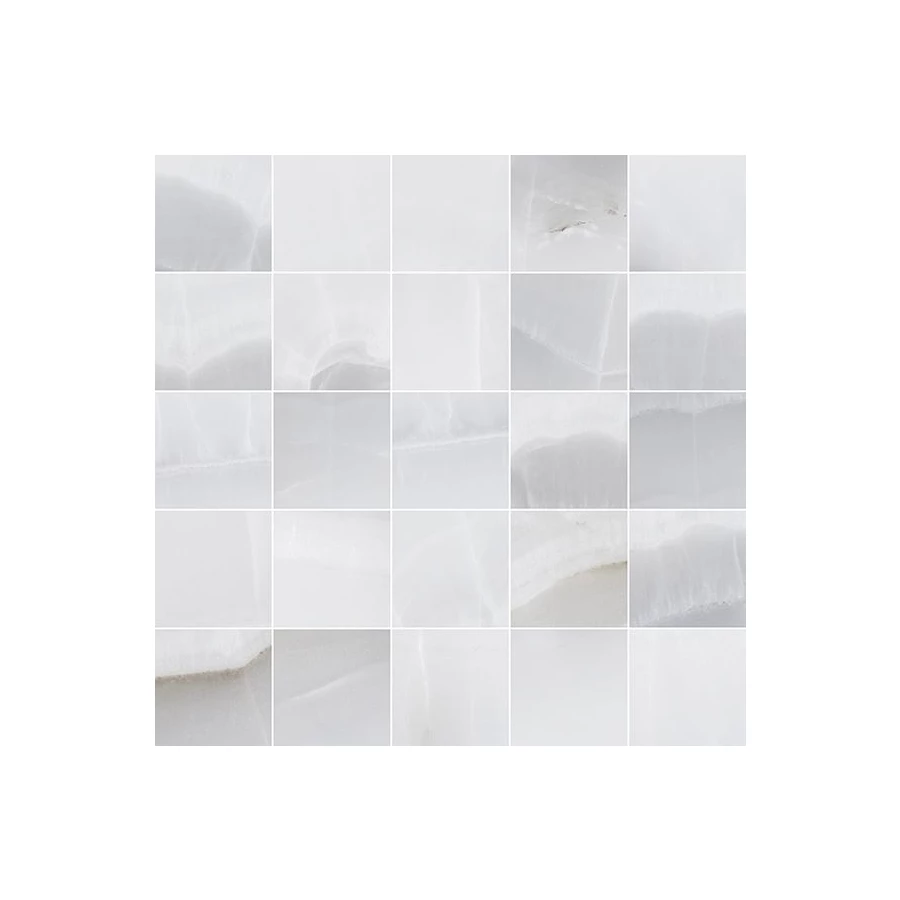 Декор Laparet Dreams мозаичный серый MM34107 25х25