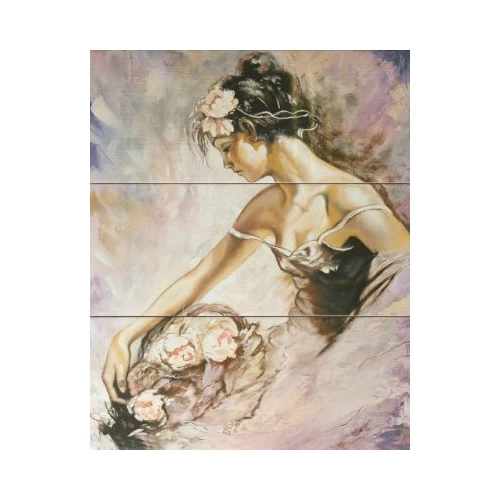 Панно Gracia Ceramica Arabeski purple пурпурное 01 60х75 см