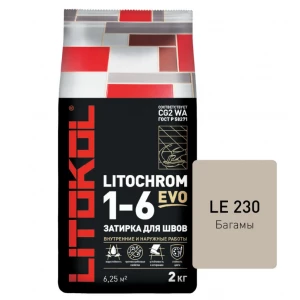 Затирка для швов Litokol Litochrom 1-6 EVO LE.230 Багамы L0500240002 2 кг