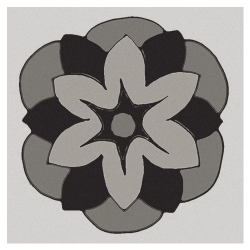 Вставка Kerama Marazzi Анвер 2 серый OS\A176\21052 4,85х4,85 см