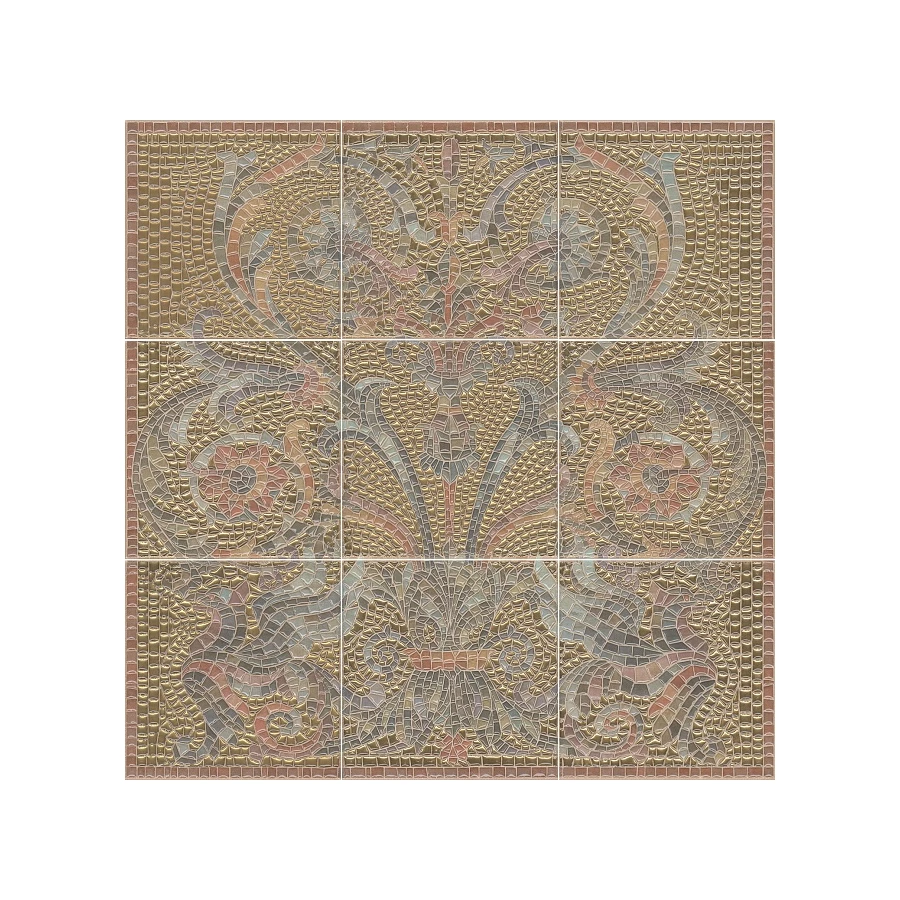 Панно Kerama Marazzi Виченца золото из 9 частей HGD\B99\9x\17000 45х45