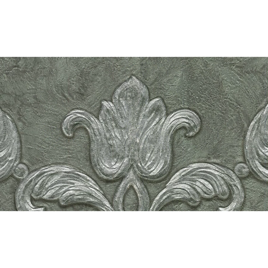 Обои флизелиновые Zambaiti Parati Trussardi VI зеленые 46041 1,06х10,05 м