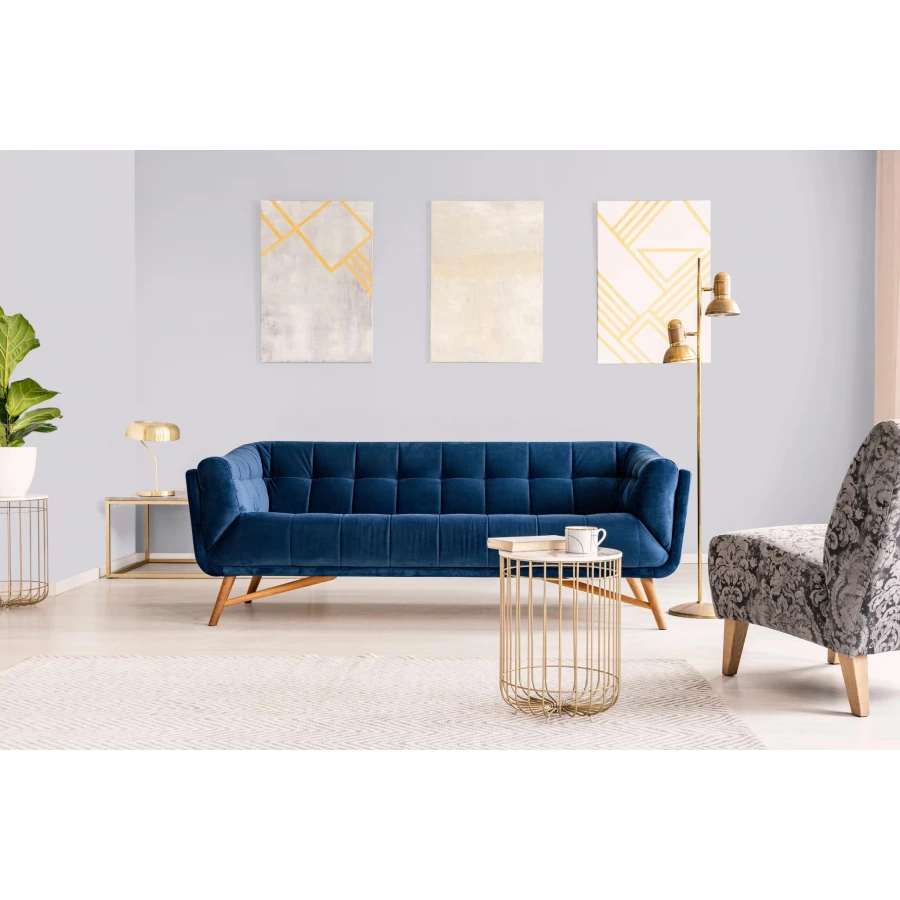 Обои флизелин Hygge Roll 77 Colors Голубой C6 03 10,05x1,00 м