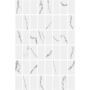 Декор Kerama Marazzi Мираколи мозаичный 4,8х2,3 глянцевый белый MM8380 30x20 см