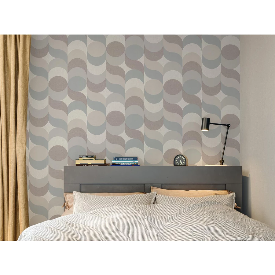 Обои флизелиновые Palitra Home Confetti HomeColor бежевые HC31186-21 1,06х10,05 см