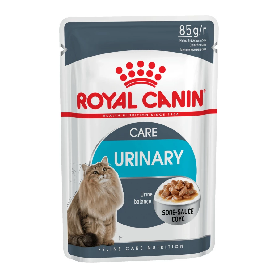 Корм для взрослых кошек Royal Canin urinary care в целях профилактик и мочекаменной болезни пауч соус влажный 85 г