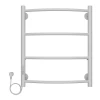 Полотенцесушитель электрический Azario Verona 4 секции тен слева белый AZ04756W 50x60 см