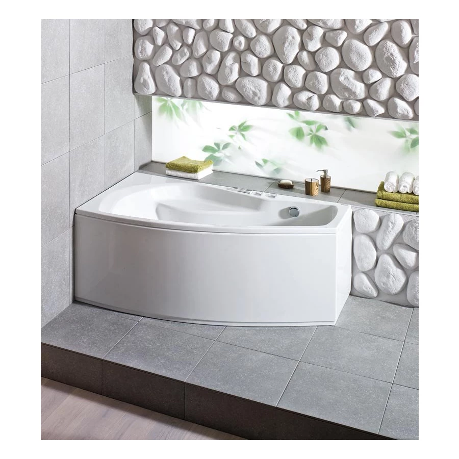 Ванна акриловая Santek Майорка левосторонняя белая 1.WH11.1.984 150х90 см