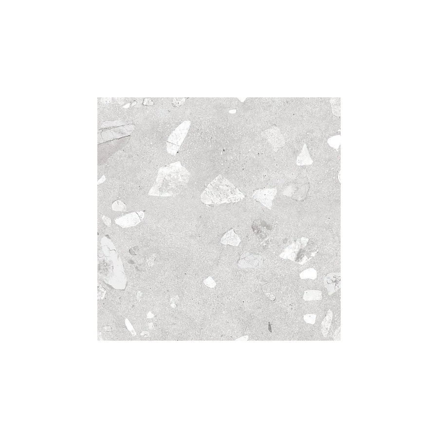 Керамогранит Gracia Ceramica Terrazzo Grey PG 01 матовый серый 010400001252 45х45 см