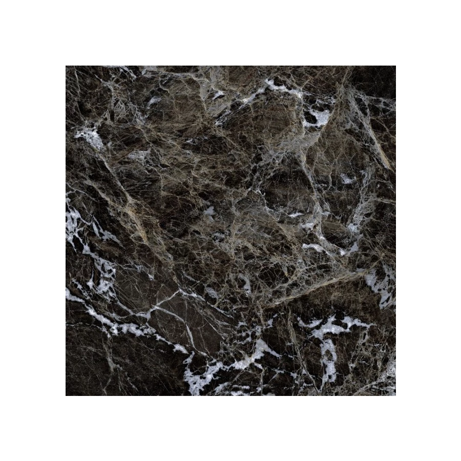 Керамогранит Gresse Simbel carbon Мрамор черно белый матовый GRS05-03M 600*600*10мм 60х60 см