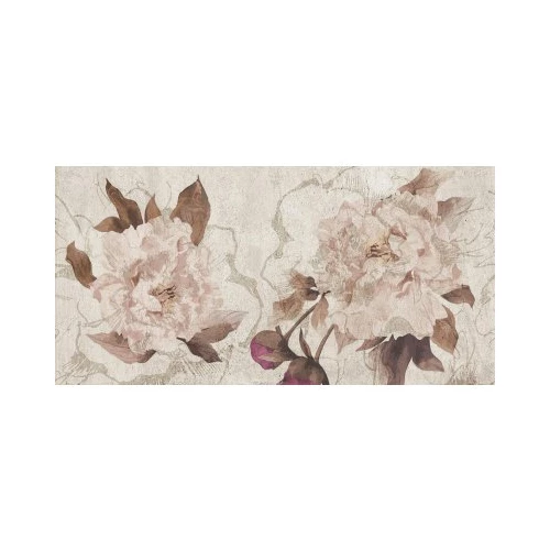 Плитка настенная Belleza Кэрол бежевая с рисунком 00-00-5-10-00-11-682 25х50 см