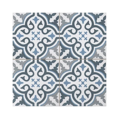 Керамогранит Etili Seramik Brianna Marina Pre-cut голубой 45x45 см