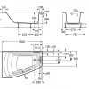 Ванна акриловая Roca Hall Angular левосторонняя Z.RU93.0.286.4 150х100 см