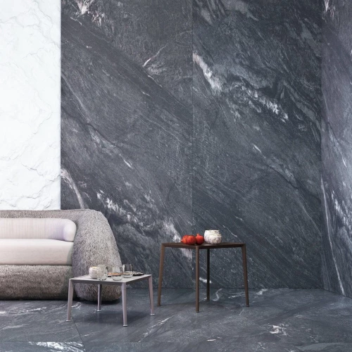 Керамогранит Neodom Titanium Mosco Nero Matt матовый серый N80009 280х120 см