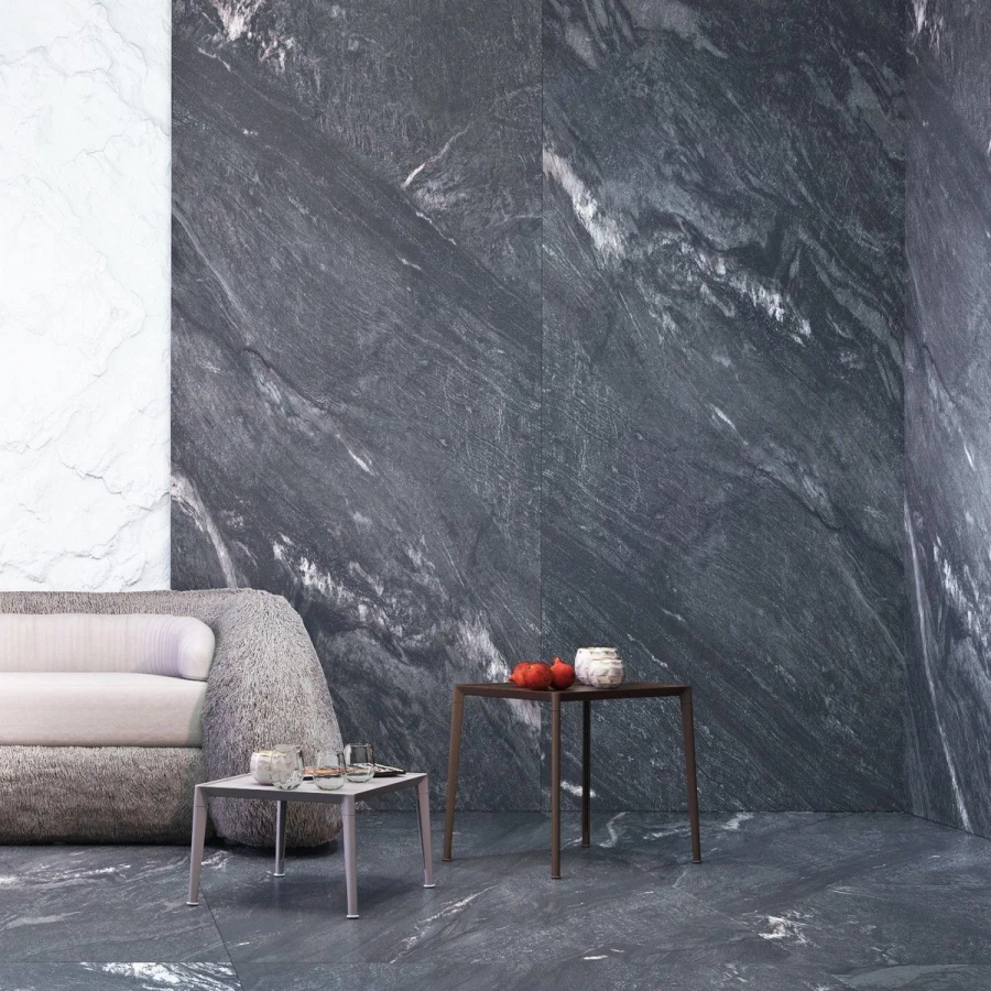 Керамогранит Neodom Titanium Mosco Nero Matt матовый серый N80009 280х120 см