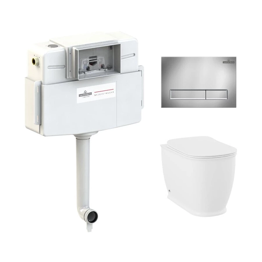 Унитаз Lavinia Boho Relfix Bell Pro 77060206 (комплект 4 в 1)