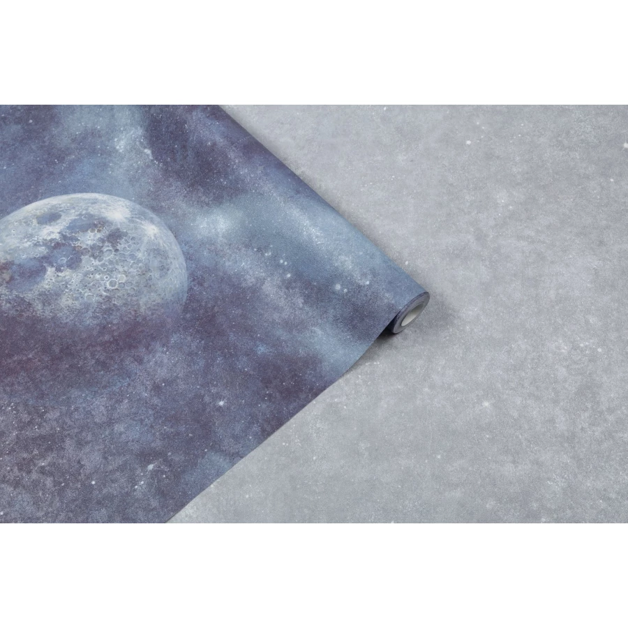 Обои флизелиновые Palitra Home Universe синие HC72367-64 1,06х10,05 м