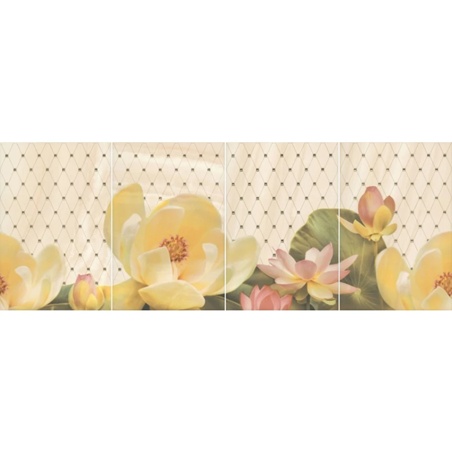 Панно Kerama Marazzi Летний сад беж из 4 частей HGD\B56\4x\8260 30х80