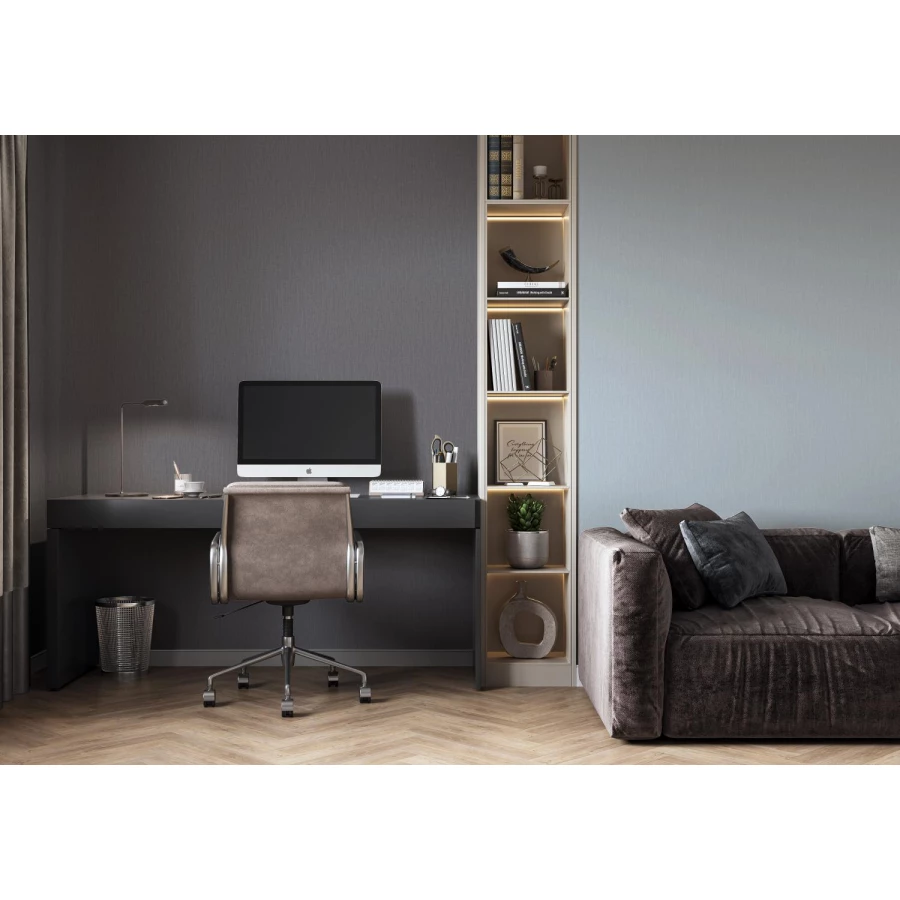 Обои флизелиновые Palitra Life Multicolor Polynesia черные PL71947-84 1,06х10,05 м