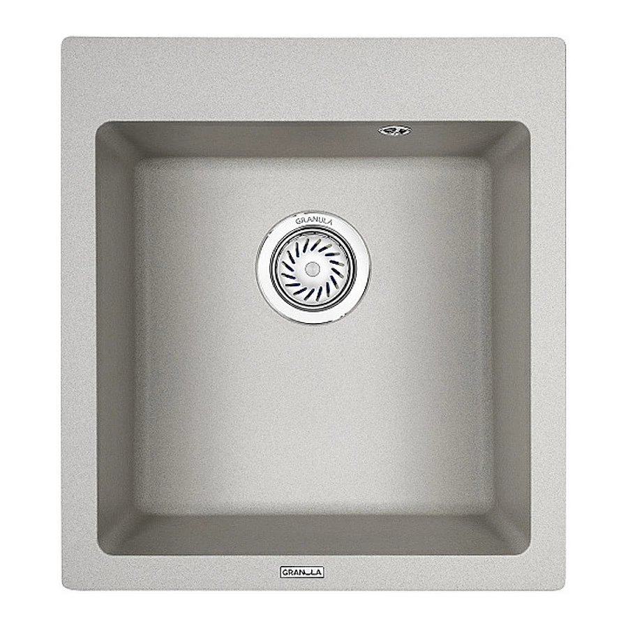 Кухонная мойка Granula 4651, БАЗАЛЬТ 46,5х51 см