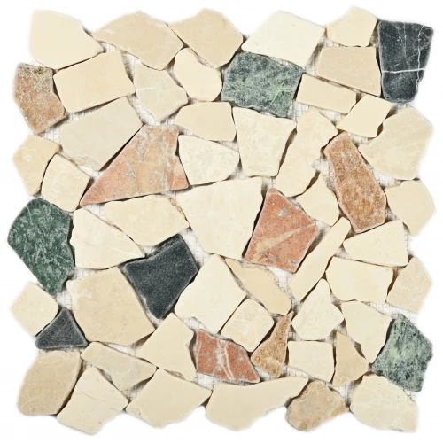 Мозаика Bonaparte Каменная мозаика Alicante матовая многоцветная 30,5х30,5 см