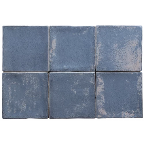 Плитка керамическая Equipe Алтея Тхистле Блуе / Altea Thistle Blue глянцевая синяя 27602 10х10 см