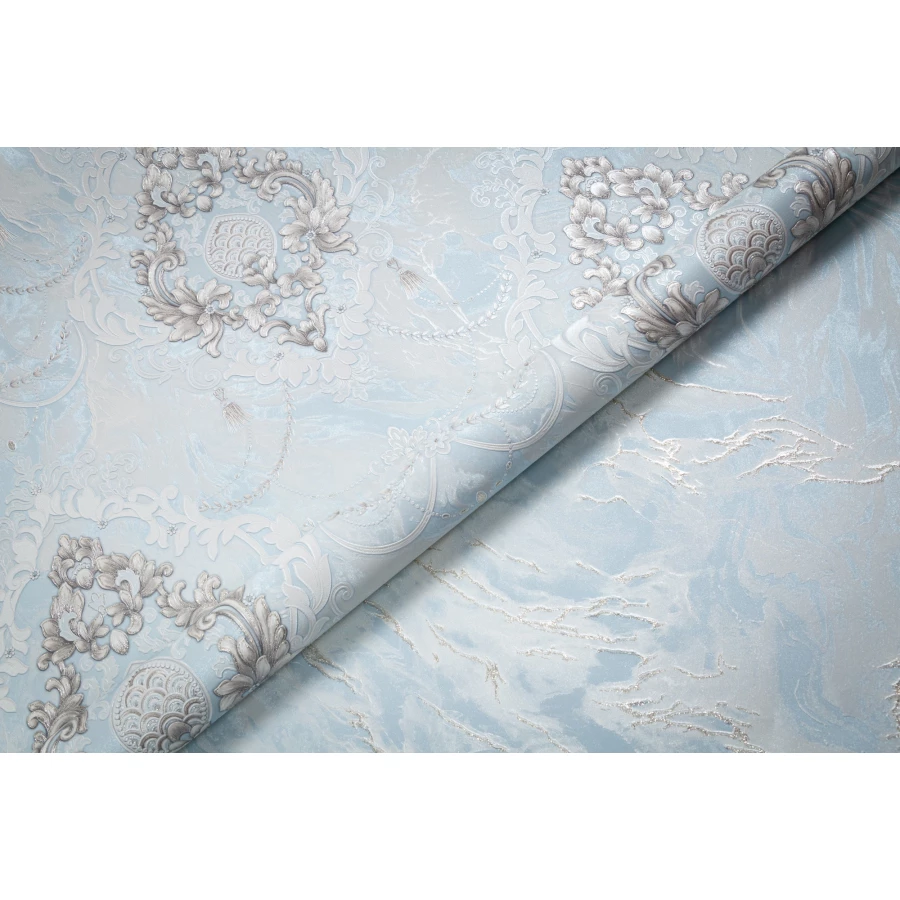 Обои флизелиновые Palitra Life Andijana голубые PL72468-16 1,06х10,05 м
