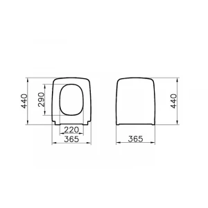 Комплект Vitra Metropole унитаз подвесной безободковый с тонким сиденьем МЛ инсталляция панель смыва матовый хром 9820B003-7201