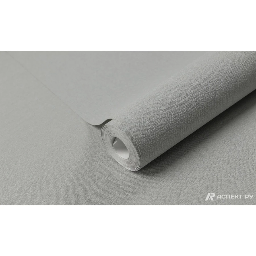 Обои флизелиновые Аспект Deluxe Акцент Текстиль New серые 70604-71 1,06х10,5 м