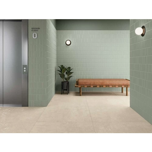 Плитка настенная Harmony Peronda Moves Green матовая зелёная 5074436411 40х20 см