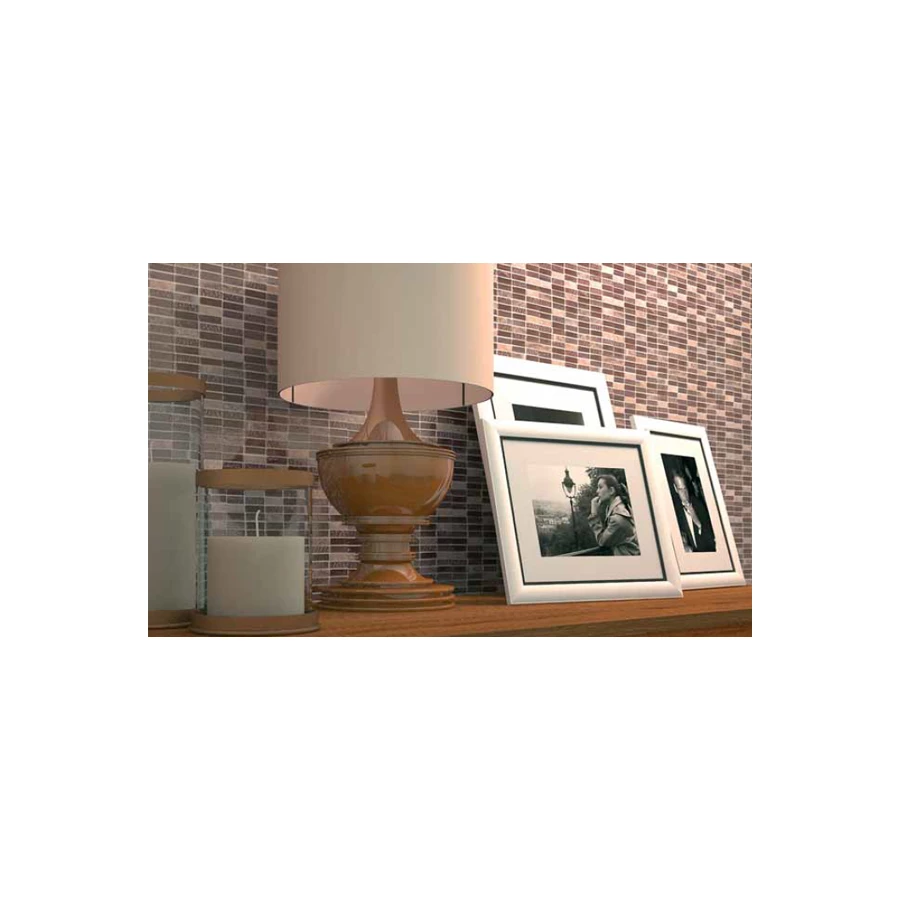 Стеклянная с камнем