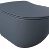 Унитаз подвесной безободковый Creavit Free антрацит матовый чаша без сидения FE322-11AM00E-0000