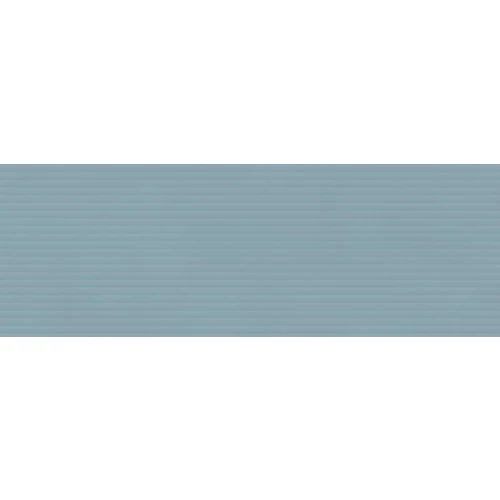 Плитка настенная Rondine Brio Shangai Blu Ret матовая синяя J93876 100х33,3 см