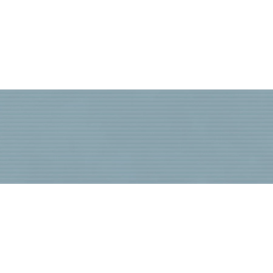 Плитка настенная Rondine Brio Shangai Blu Ret матовая синяя J93876 100х33,3 см