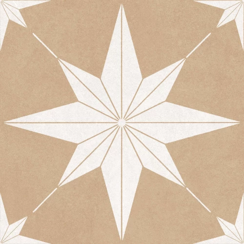 Керамогранит Motto Levels Pearl Decor 1023 матовый бежевый N100081 20x20 см