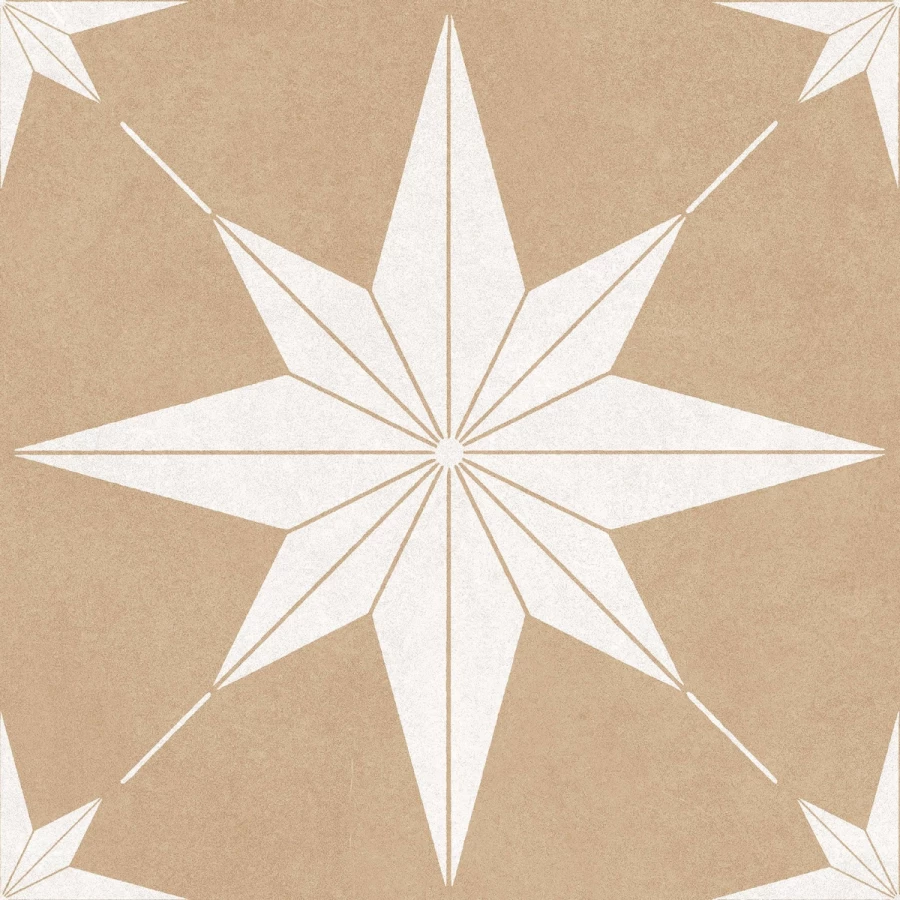 Керамогранит Motto Levels Pearl Decor 1023 матовый бежевый N100081 20x20 см