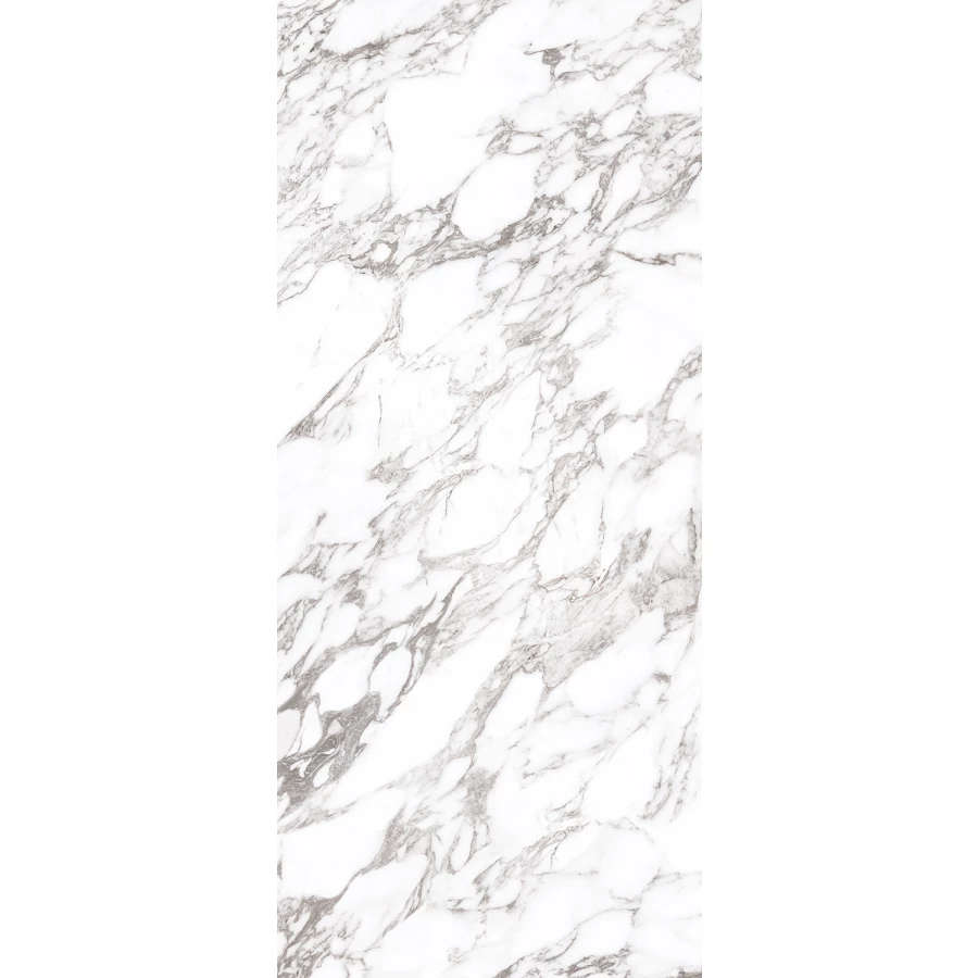 Керамогранит StaroSlabs Soft Satin Arabescato Oscuro полуматовый белый 280х120 см