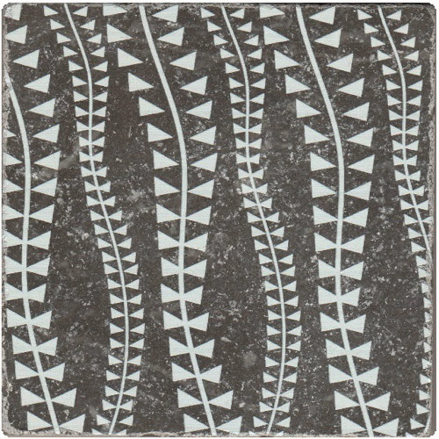 Декор Stone4Home Marble Натуральный мрамор Black motif №4 10x10